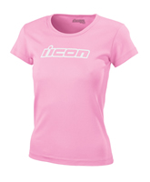 Women's Icon Slant Pink T-Shirt